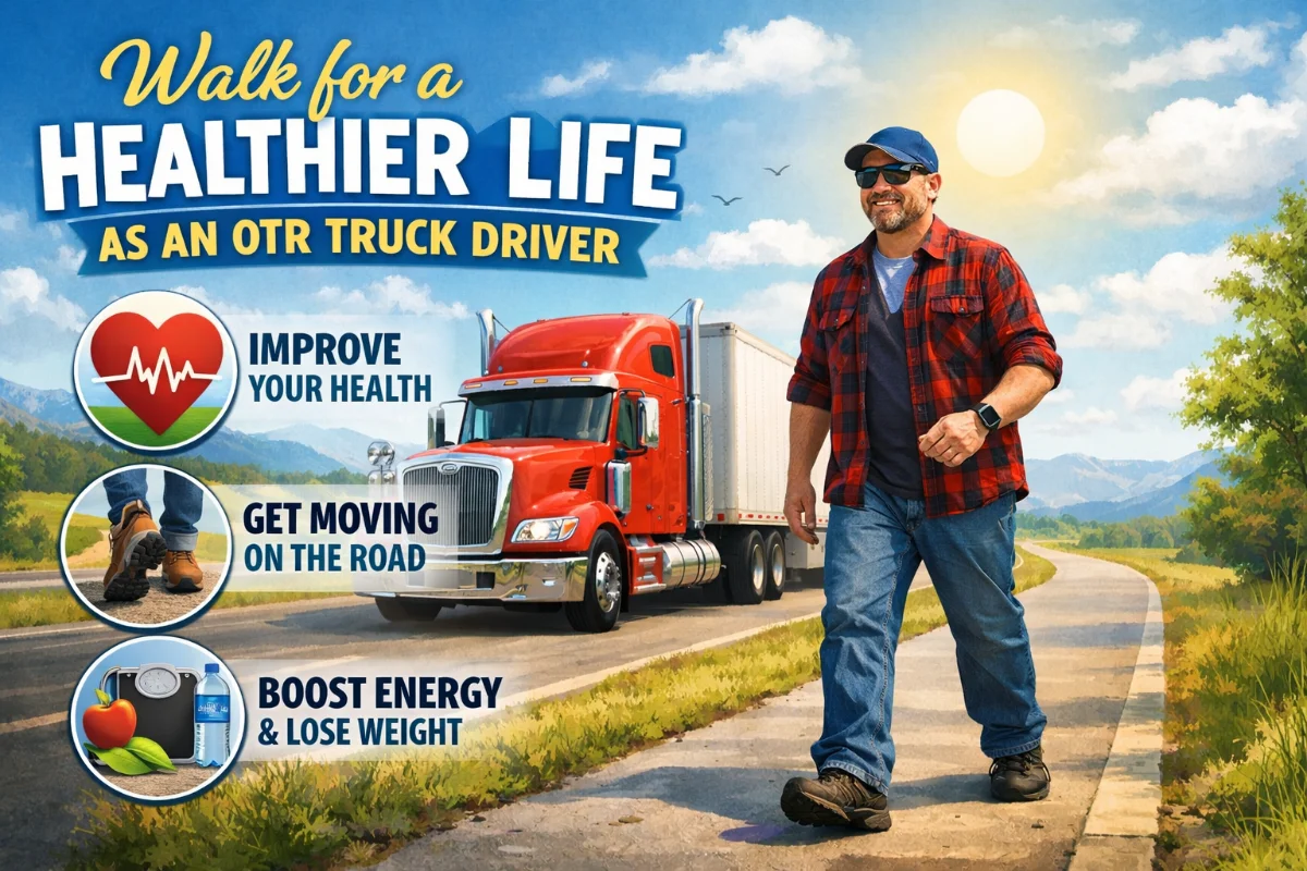 Walk for a Healthier Life on the Road | Freight Relocators Trucking ...