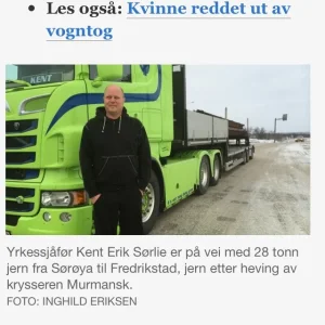 Me in front of my rig from tv interview