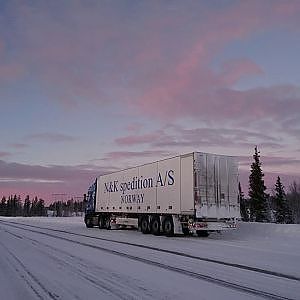 Winter trucking in Northern Scandinavia Vol 4 - YouTube