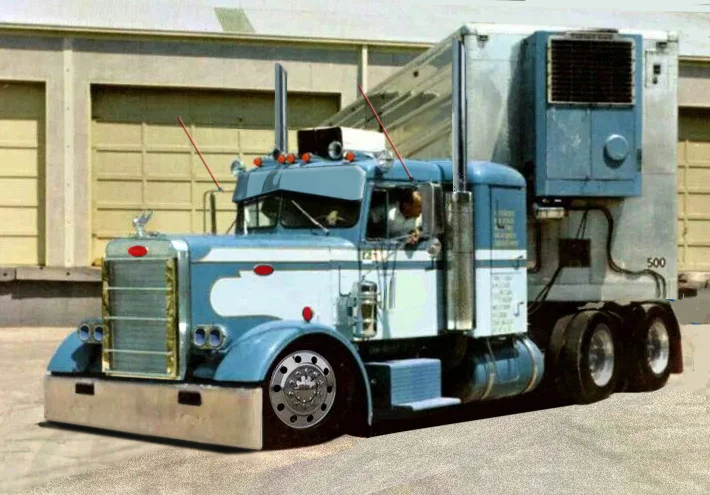Old school drivers didnt slam their Pete's... but I did